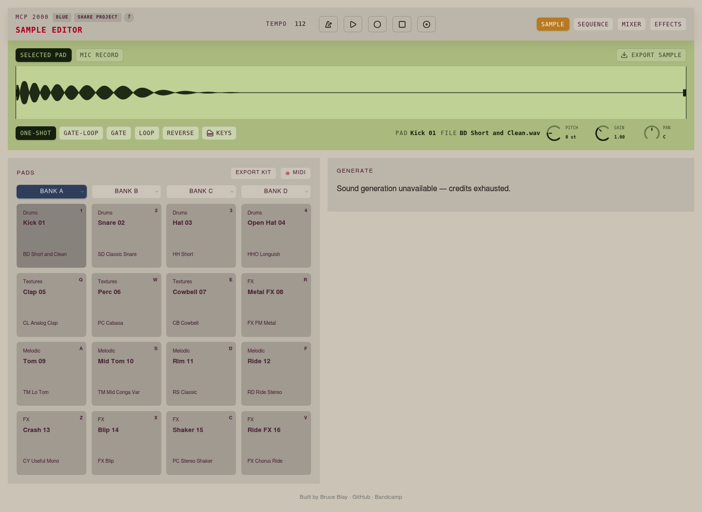 MCP 2000 screenshot