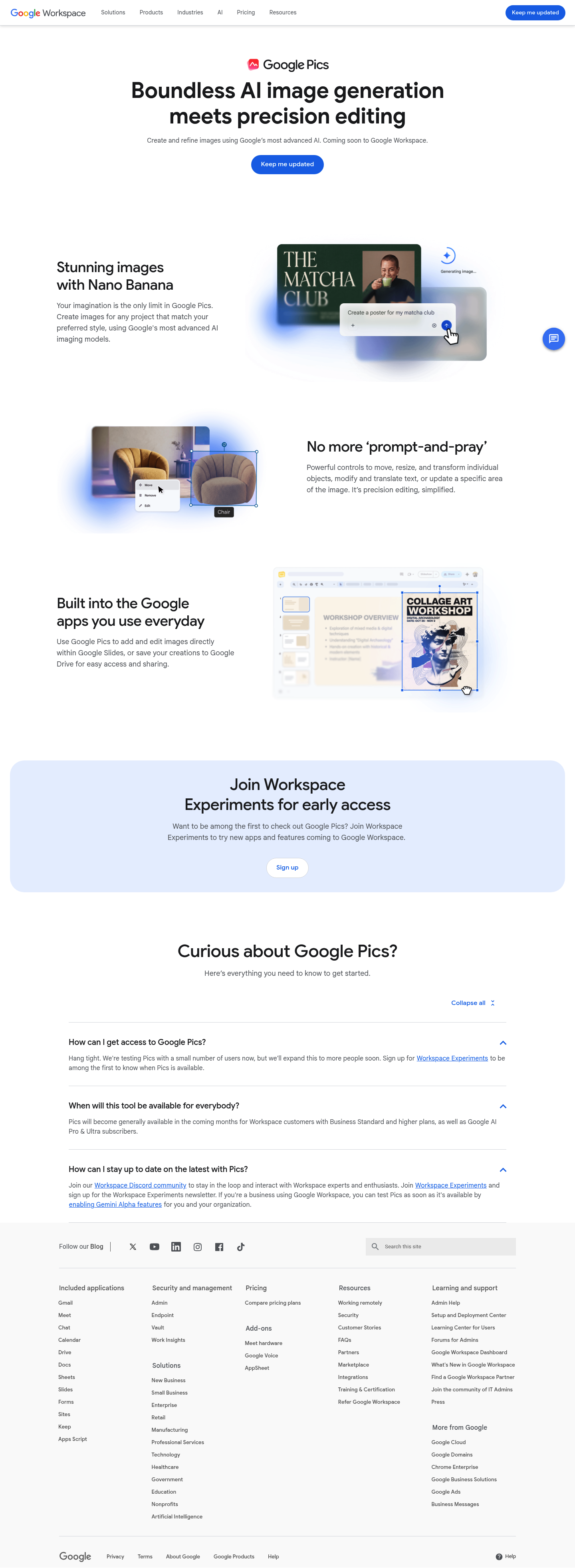Google Pics screenshot