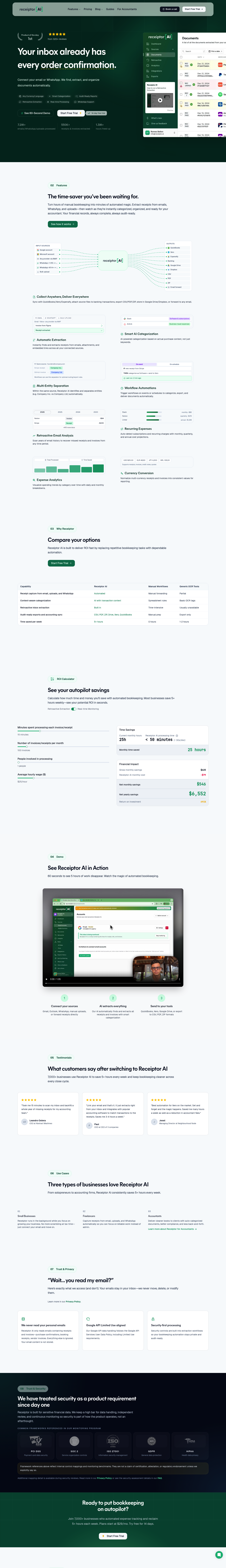 Receiptor AI — Agent Mode screenshot