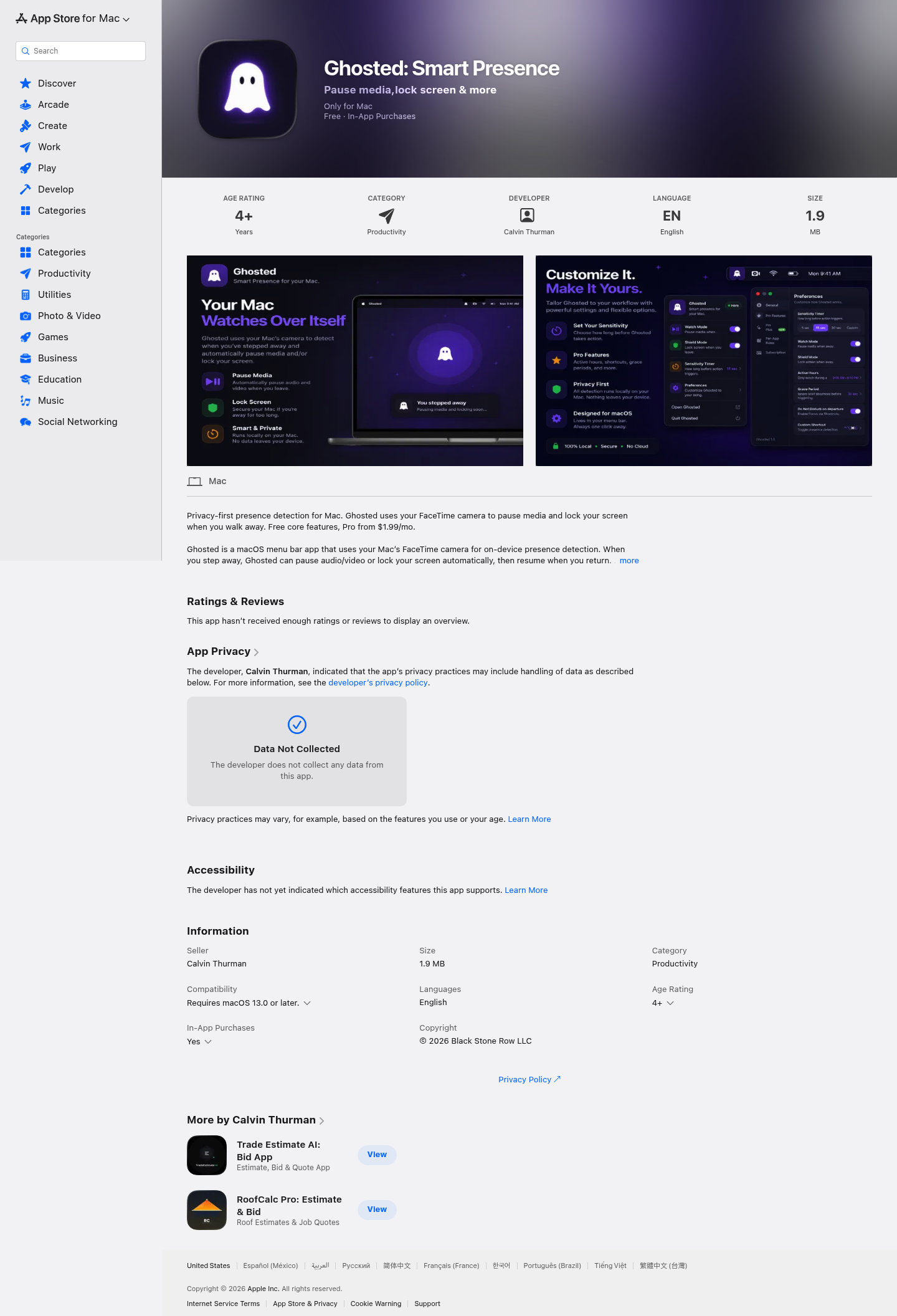 Ghosted: Smart Presence screenshot