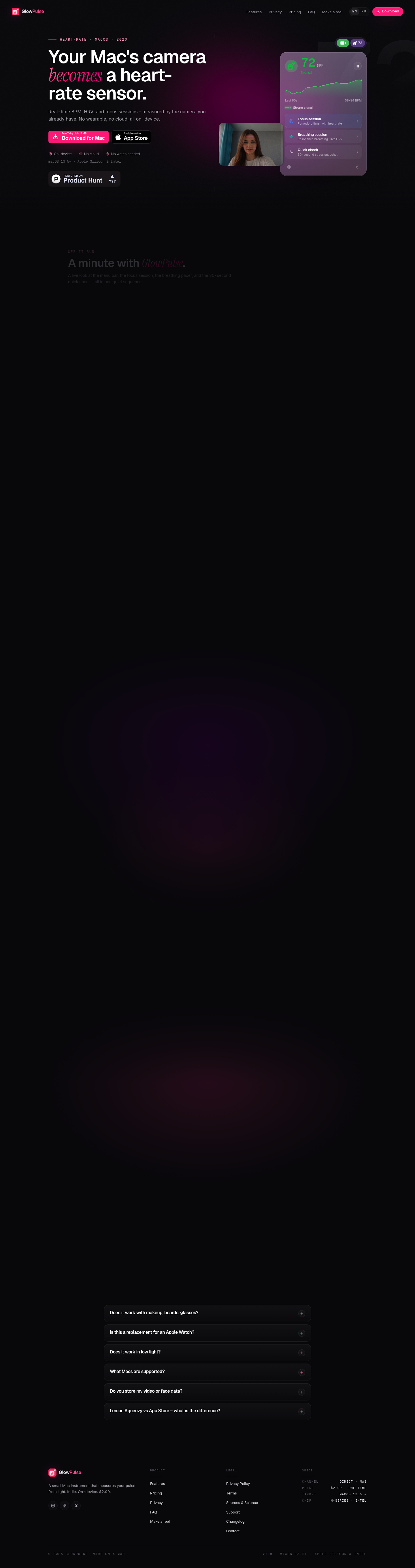 GlowPulse screenshot