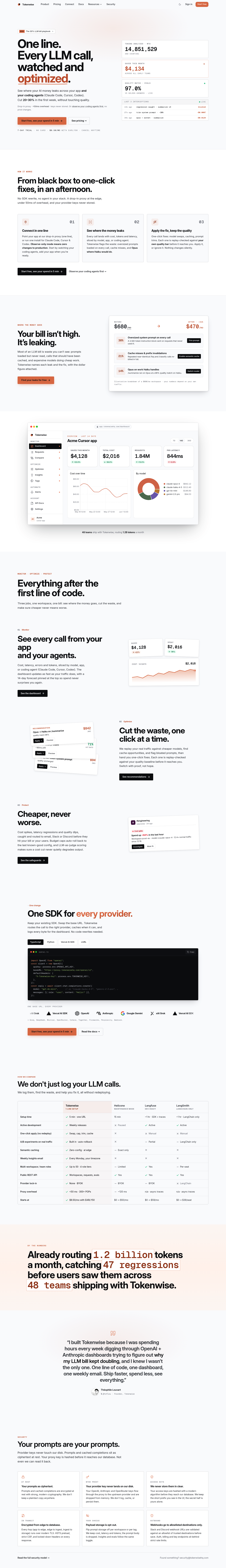 Tokenwise screenshot