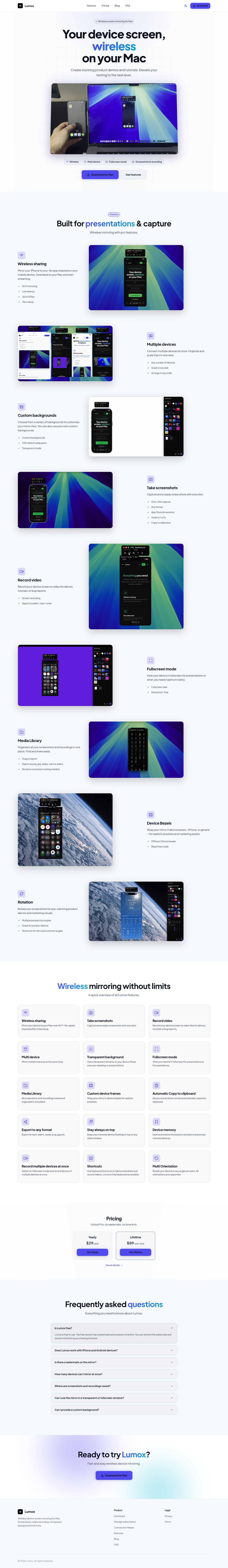 Lumox screenshot