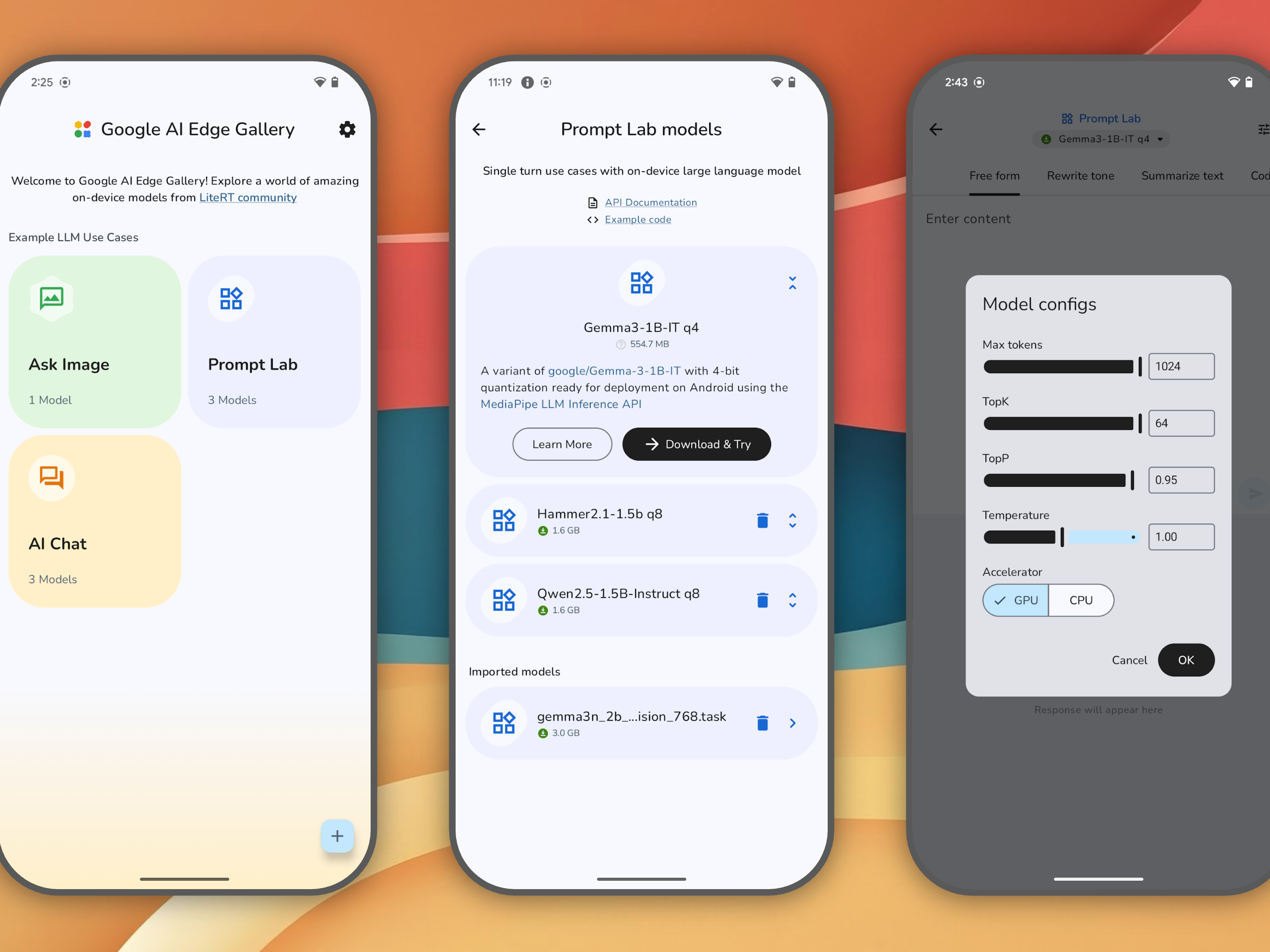 <p>Google AI Edge Gallery - Google 推出了一款支持在手机上离线运行 AI 模型的应用</p>